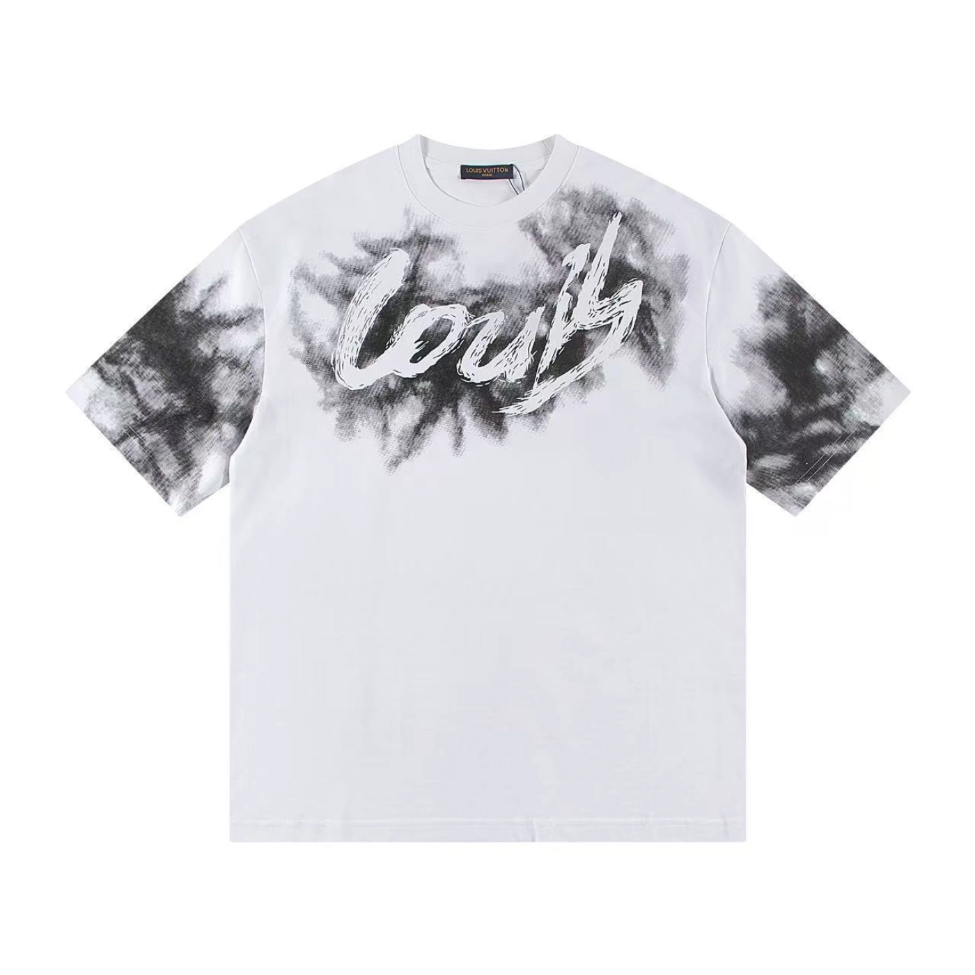 Louis Vuitton T-shirt Z034 Black/White/Gray