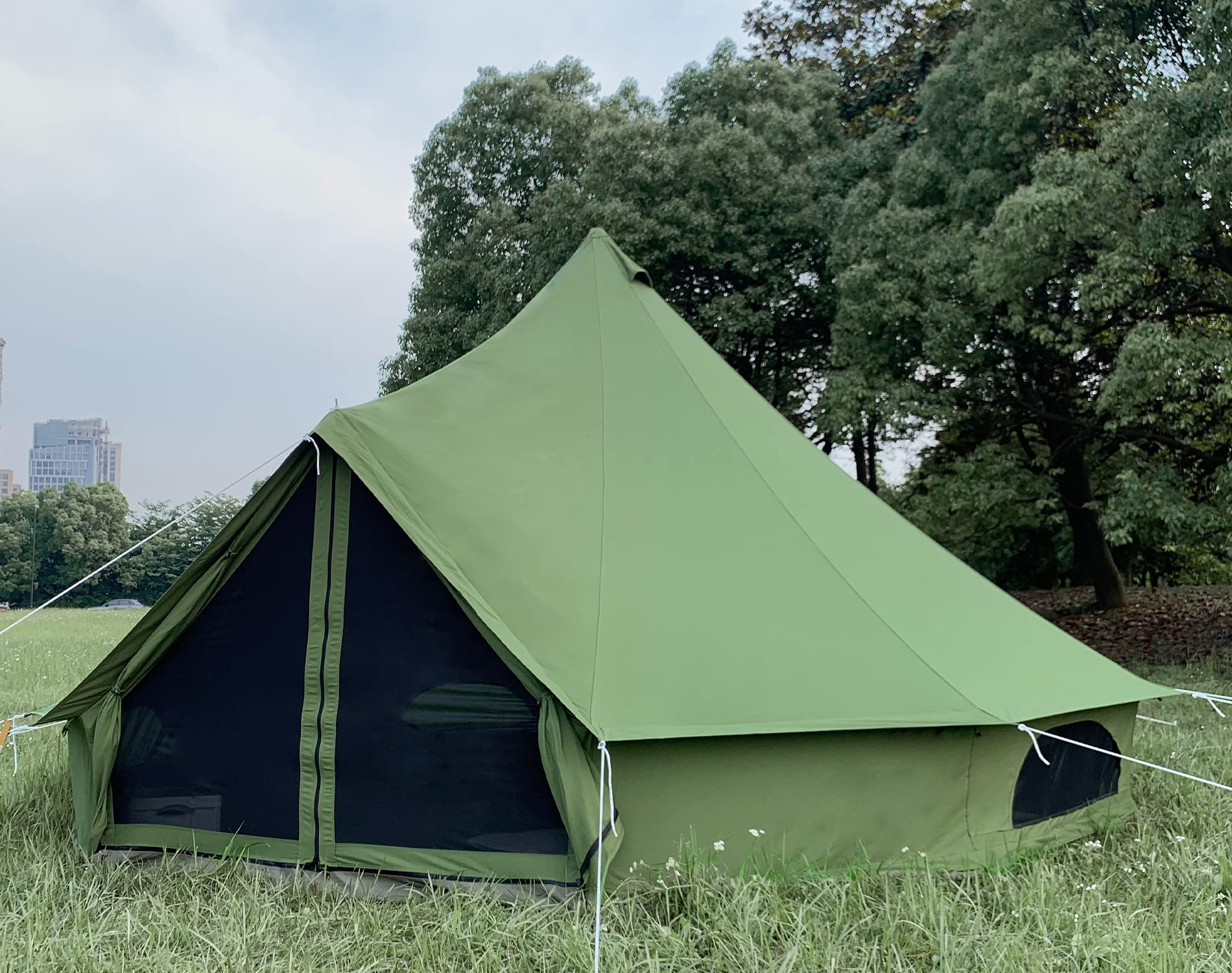 Breathable 100% Cotton Canvas Bell Tent
