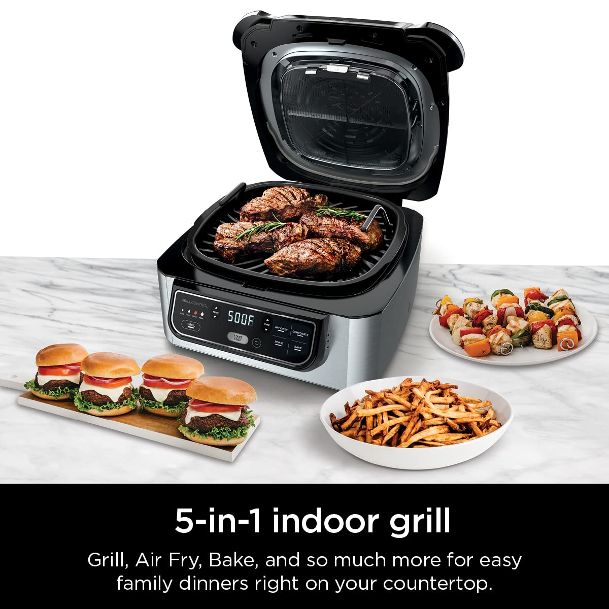 Ninja AG301 Foodi 5-in-1 Indoor Grill with Air Fry