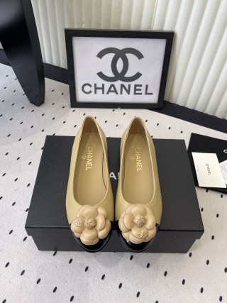 Chanel's new peony flat shoes