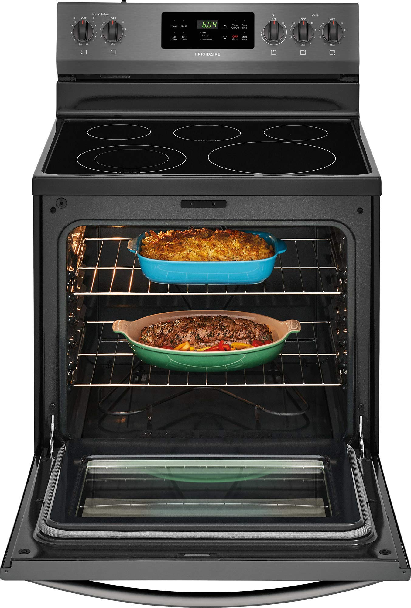 30 Freestanding Electric Range with 5.3 cu. ft. Capacity 2 Oven