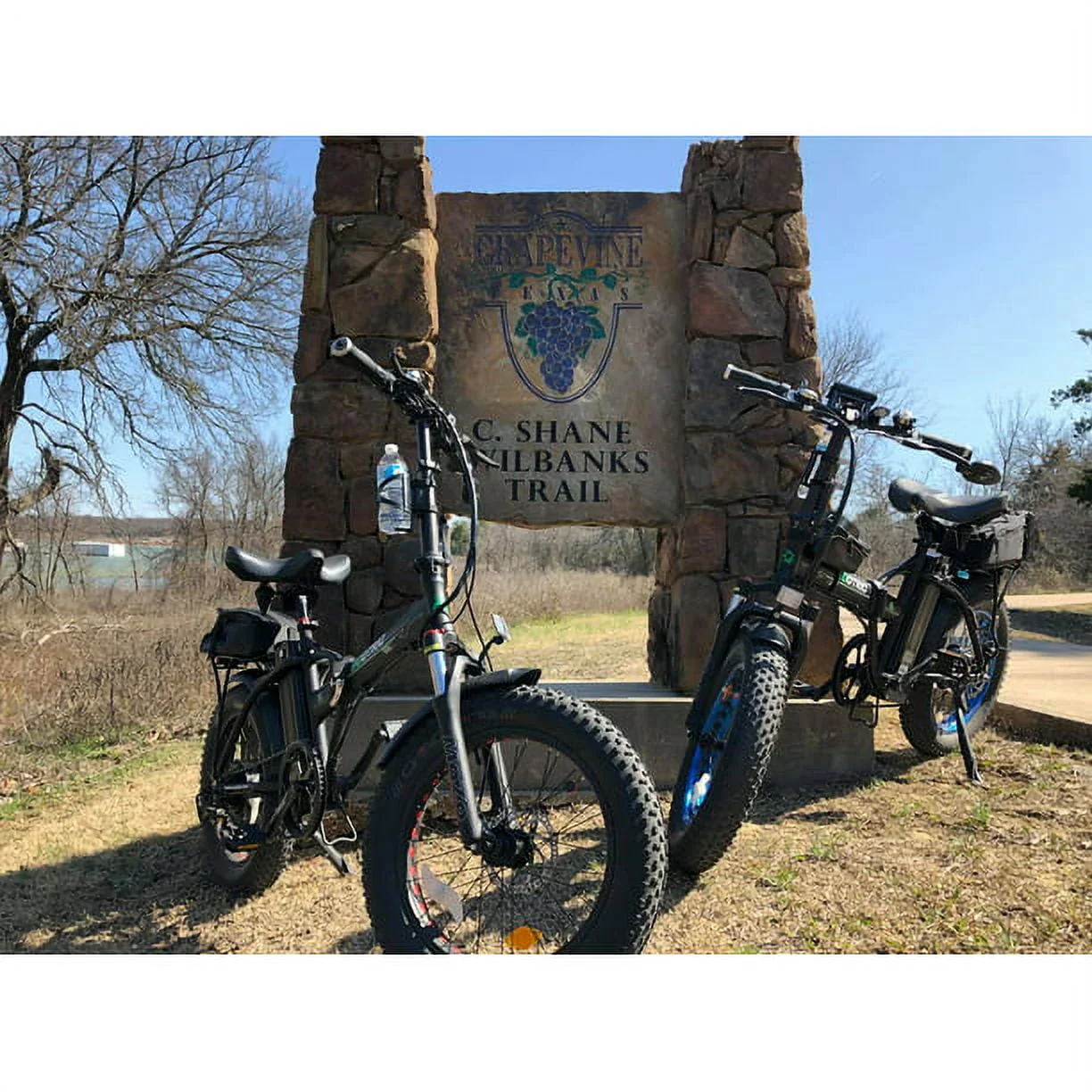 ECOTRIC 20in Folding Fat Tire Electric Bike, 500W, 48V, Black
