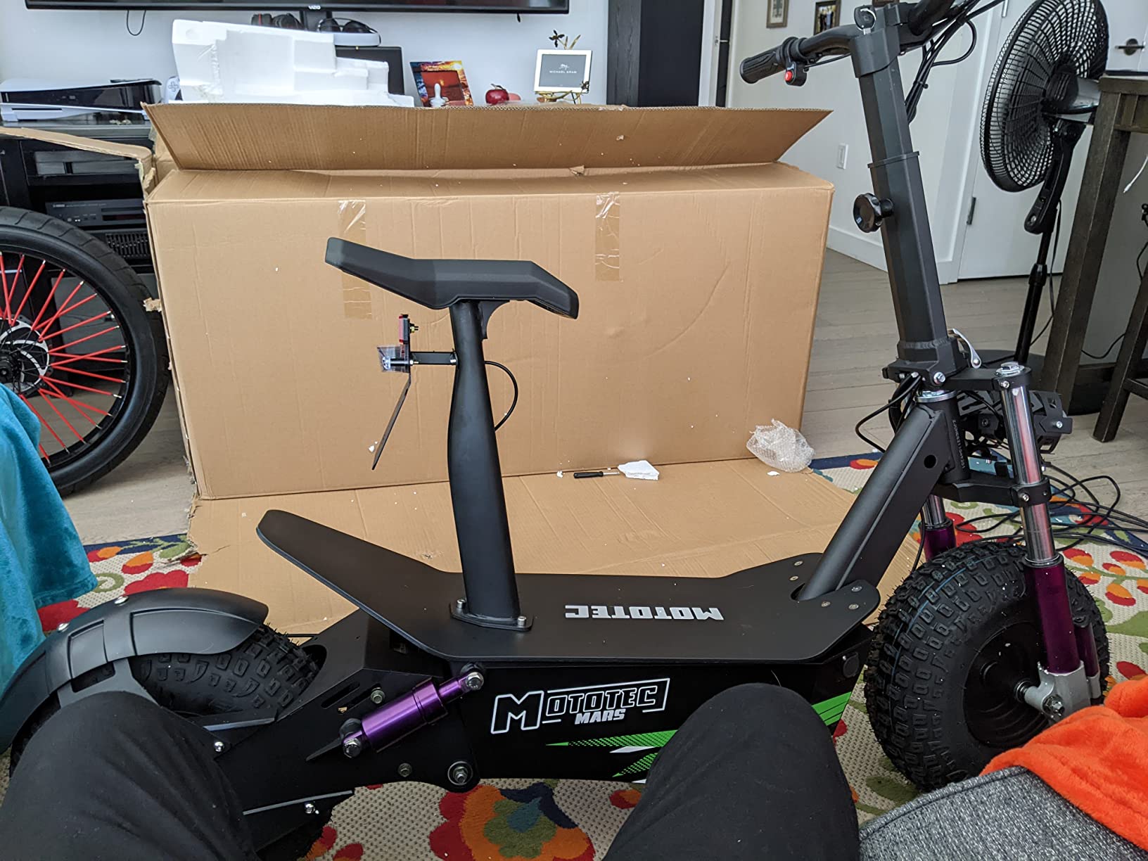 Electric Fat Tire Scooter - Motor Adults Off Road Scooters