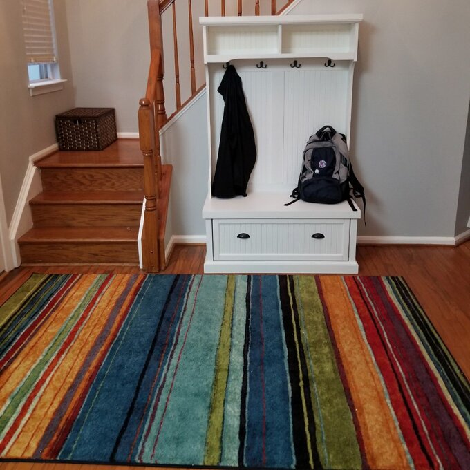 Carmel 40'' Wide Hall Tree with Bench and Shoe Storage