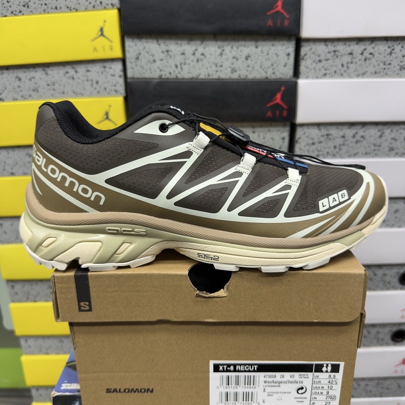 Salomon XT-6 Rennes Brown Sneakers