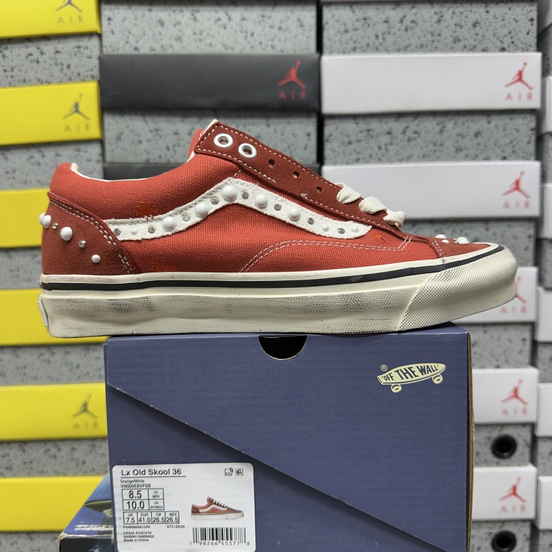 Vans Old Skool Brick Red Vintage Pearl