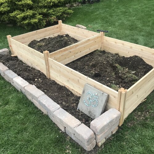 12x4 ft Cedar Raised Garden