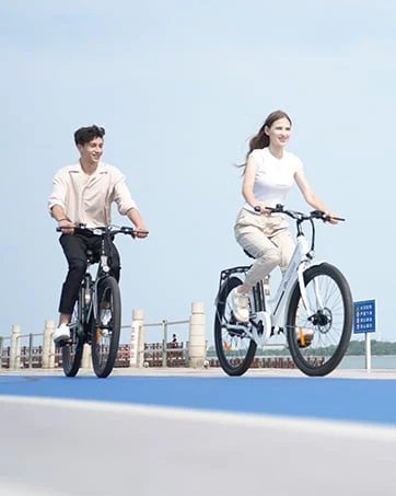 EVERCROSS 26in Electric Bike, 500W, 36V, White