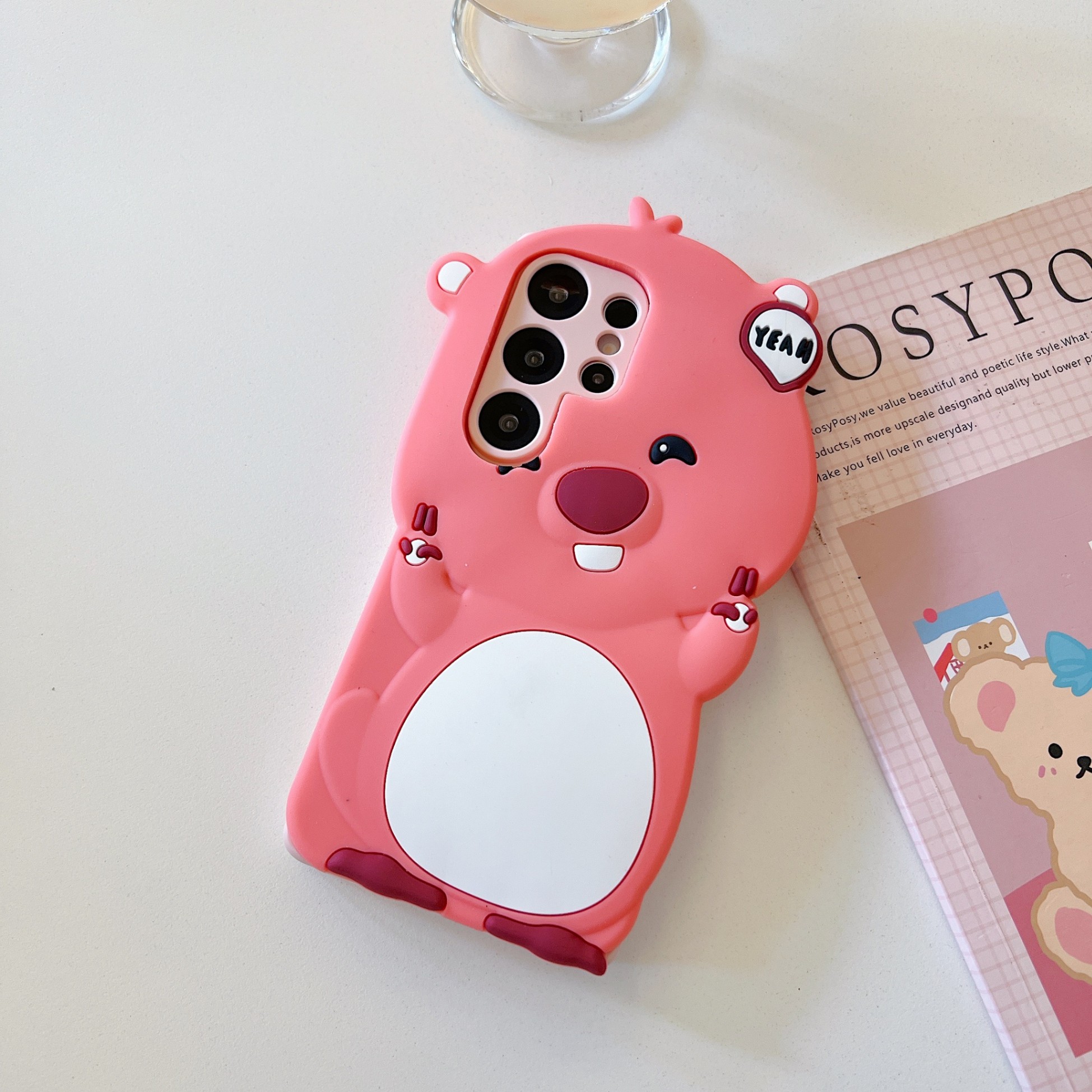 Galaxy A23 Protective Case Silicone - back view