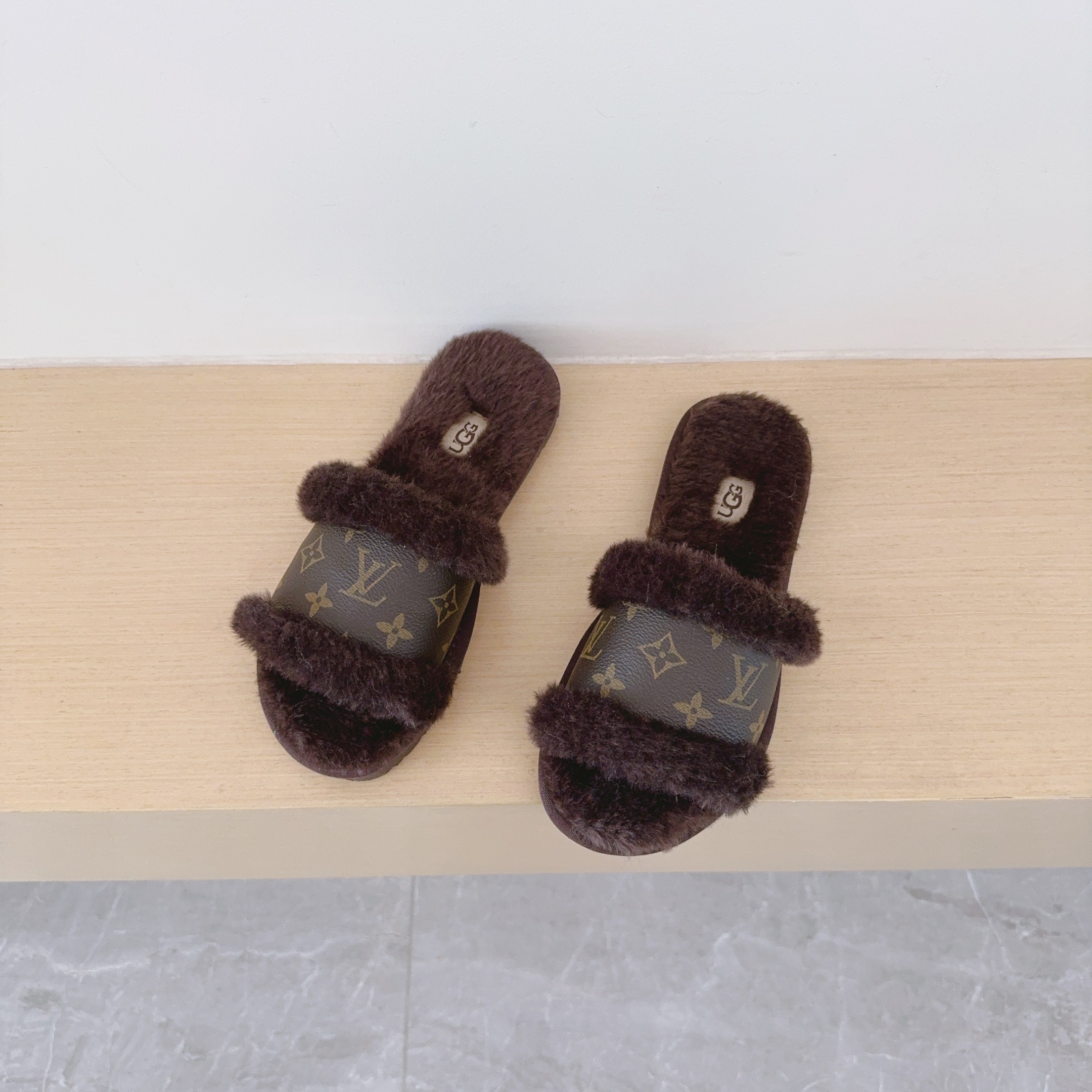 UGG Kids Collaboration Slide Sandals