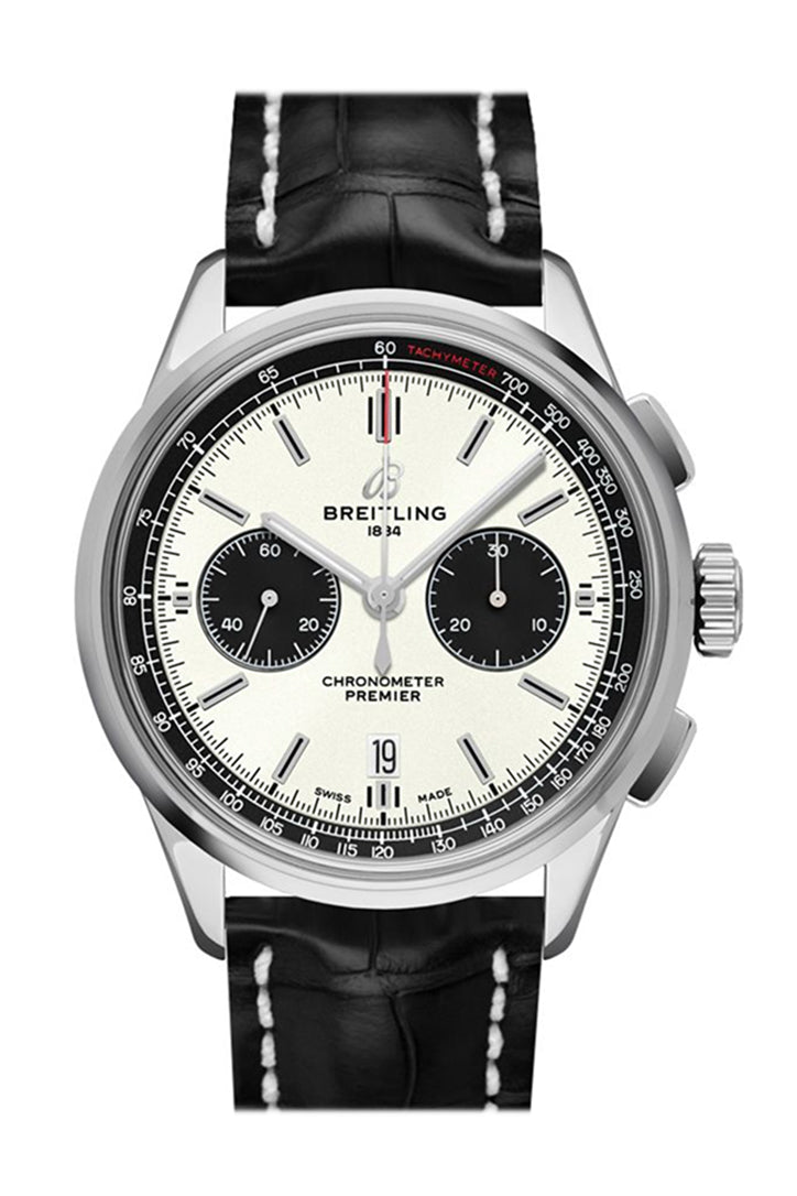 【Super Clone】【Father's Day event coming】Breitling Premier B01 Chronogragh 42mm BLACK CROC AB0118221 G1P1