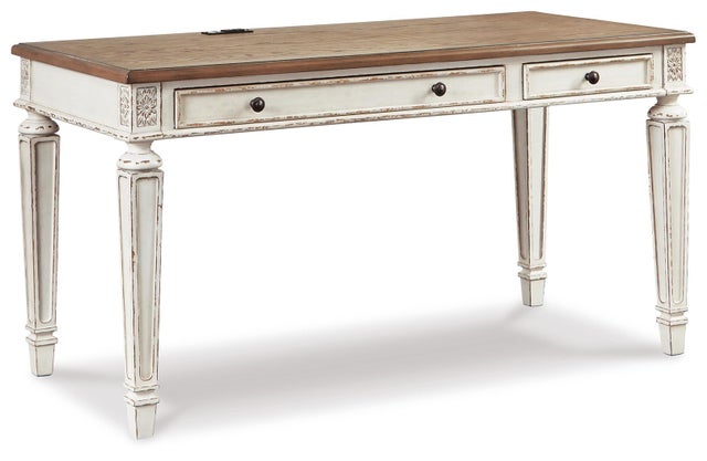 Realyn 60-inch Home Office Desk with USB Charging
