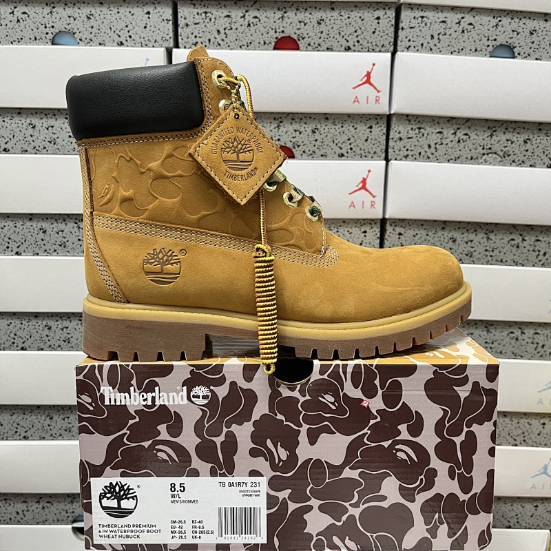 Timberland Bape High Boot Wheat