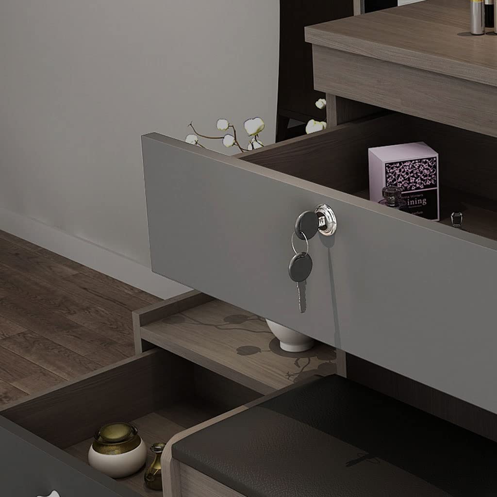 Bedroom Table Vanity Table Set Bedroom Storage Dresser Modern