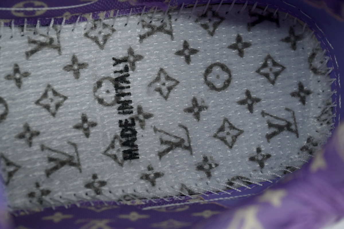 Louis Vuitton LV Skate Sneaker Plum Blossom Drilling Purple