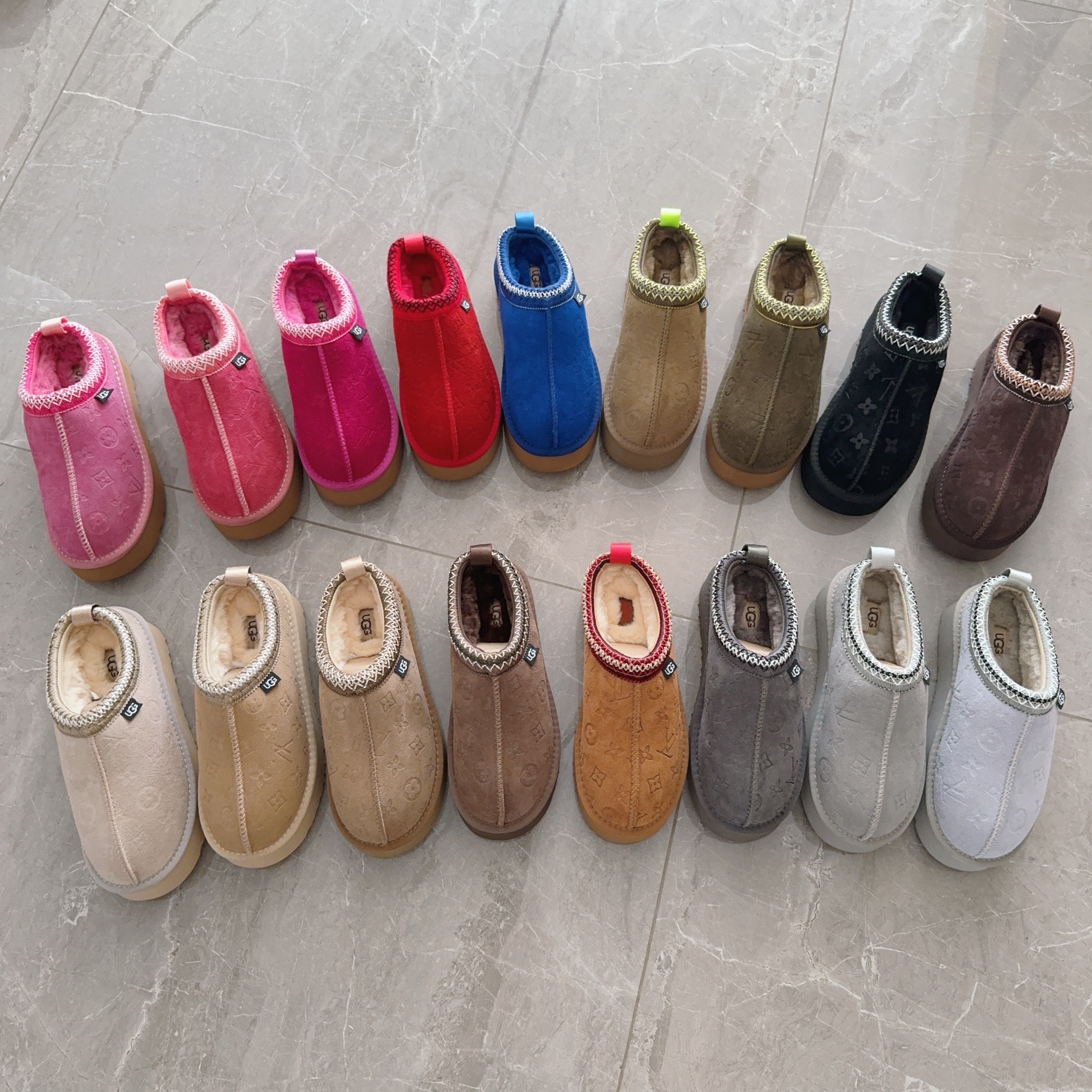 UGG Kids Collaboration Series Platform Ethnic Pattern