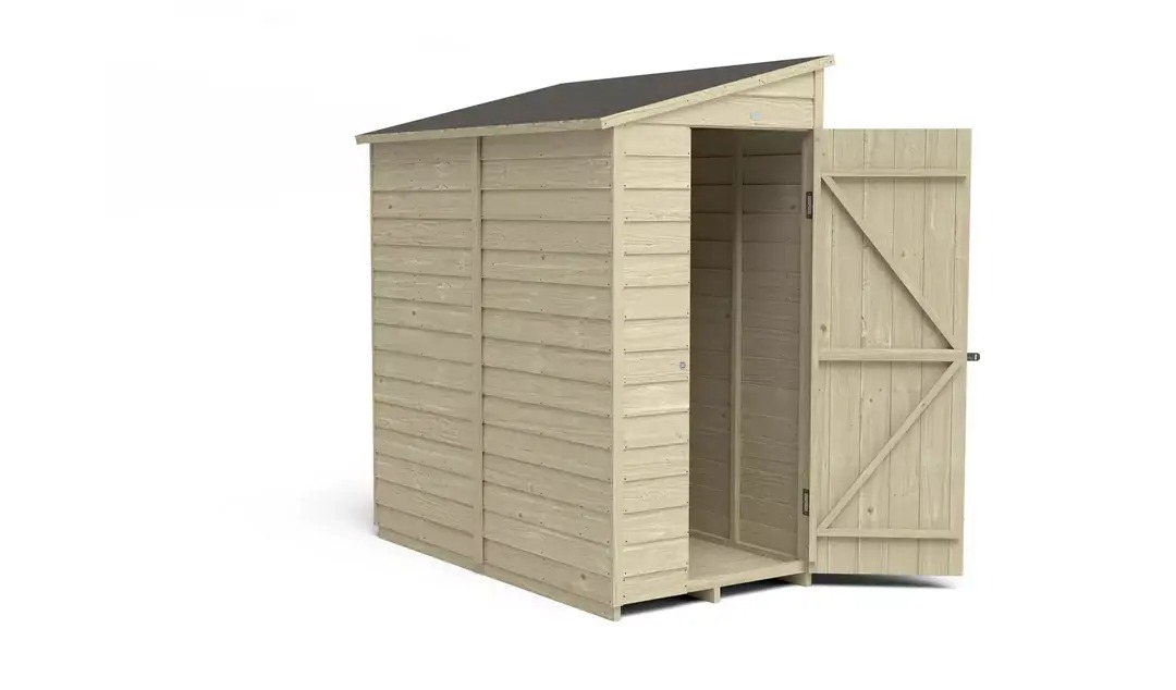 Forest Wooden 6 x 3ft Overlap Pent Shed