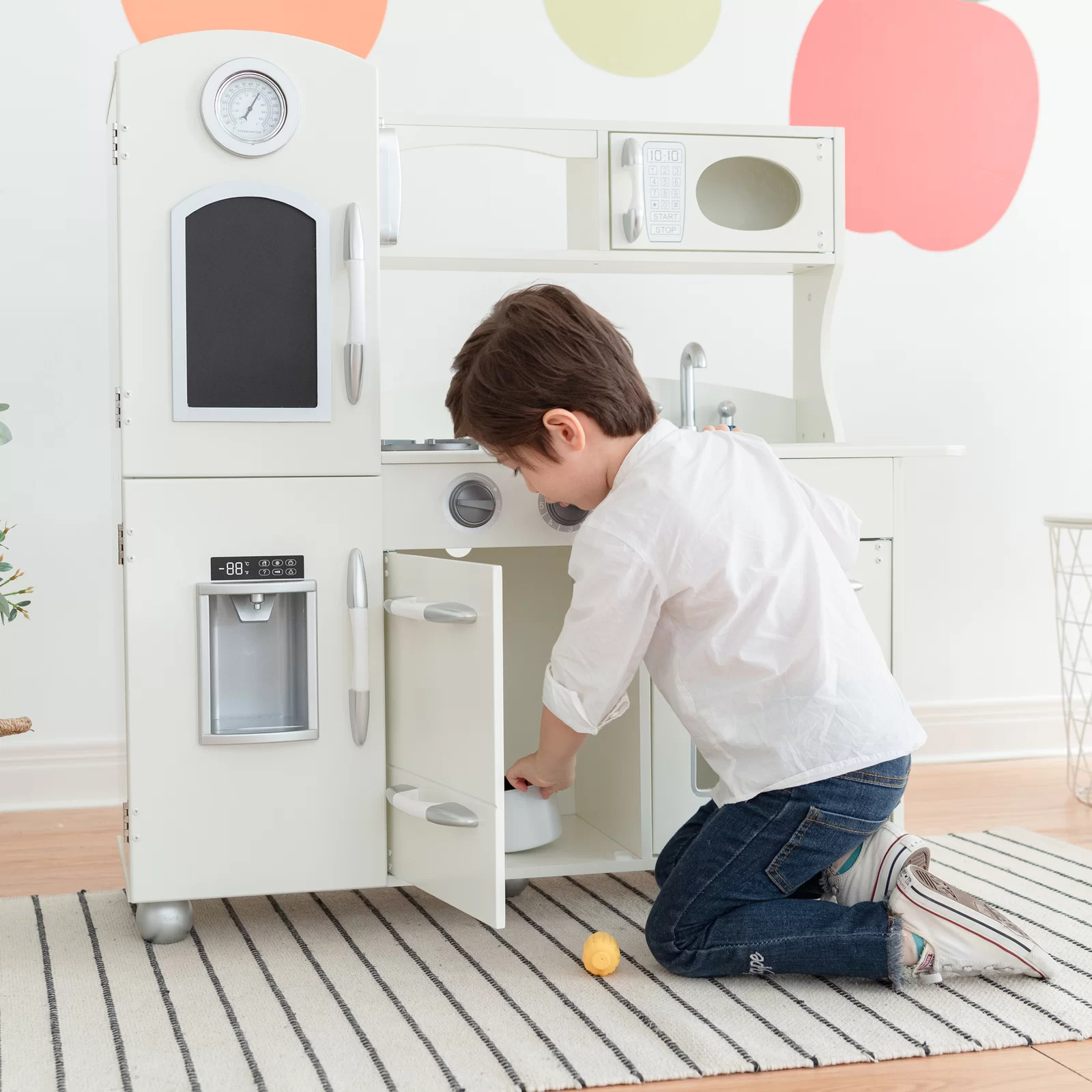 Wooden Play Kitchen Set