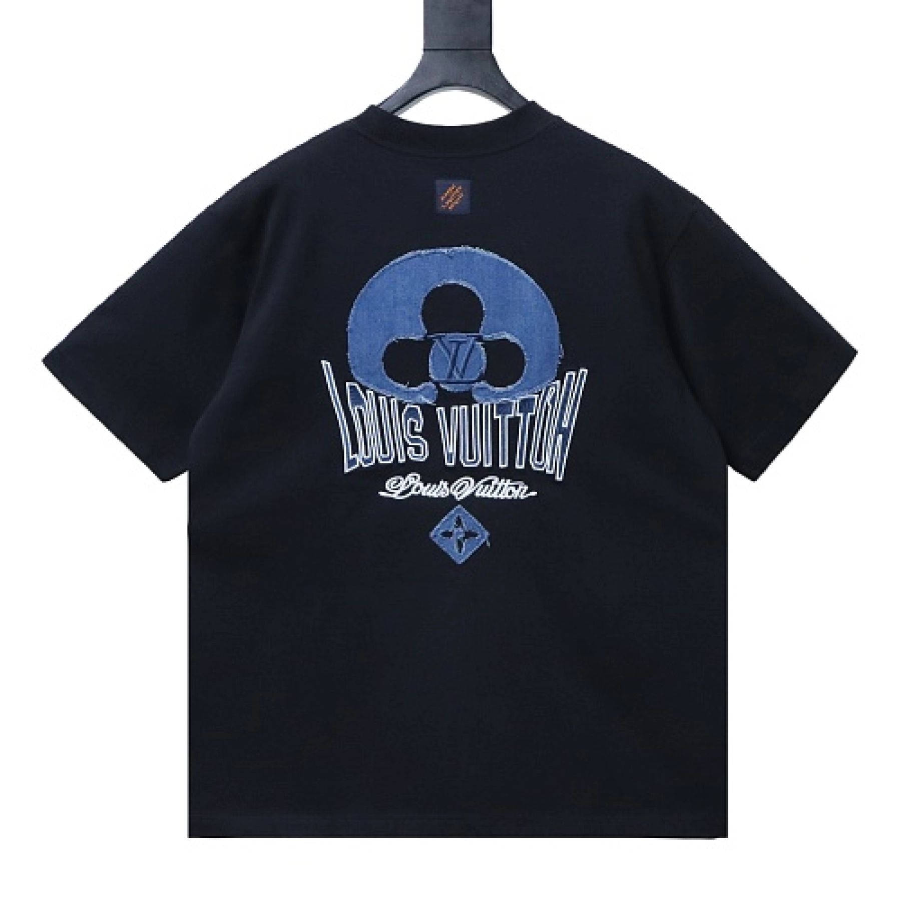 Louis Vuitton Denim Signature T-Shirt Black