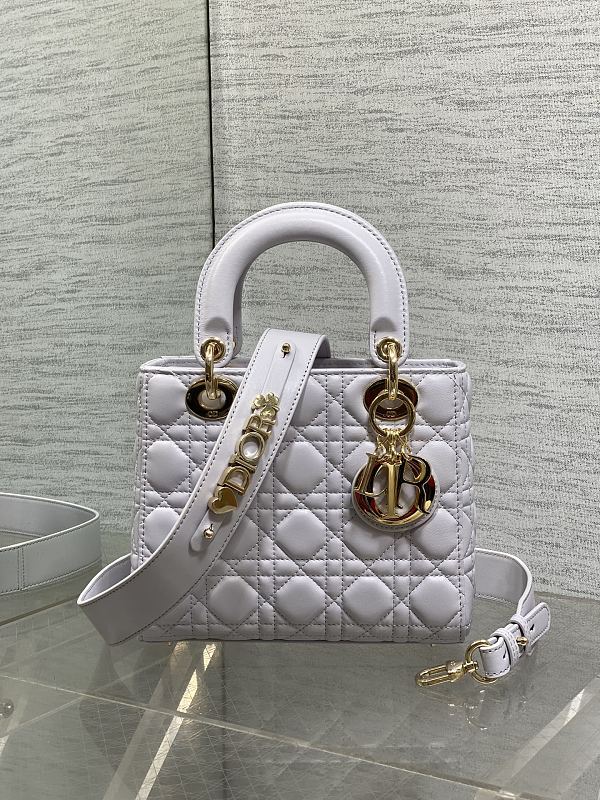 Dior Lady Dior Micro Bag Lilac
