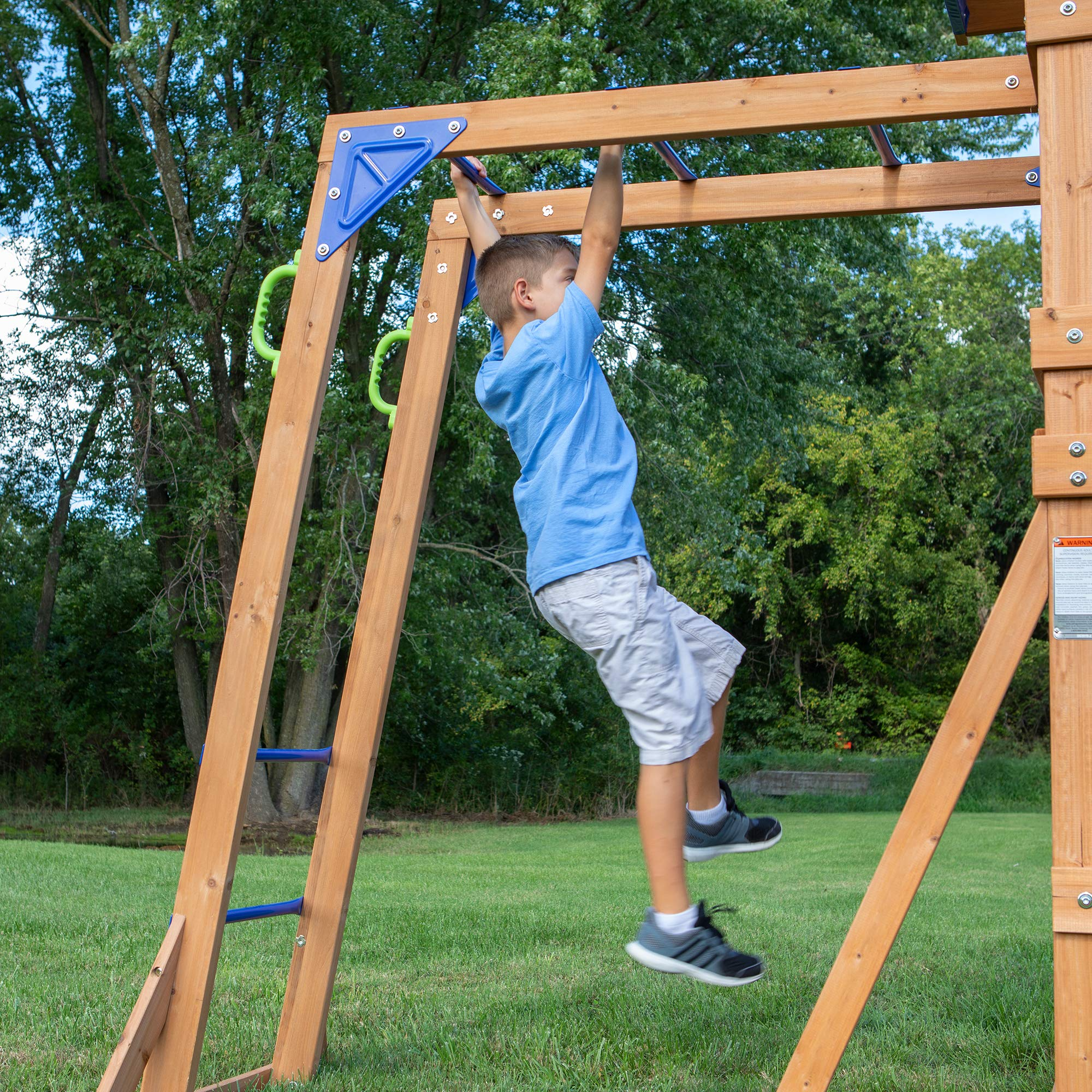 Beach Front All Cedar Wooden Swing Set