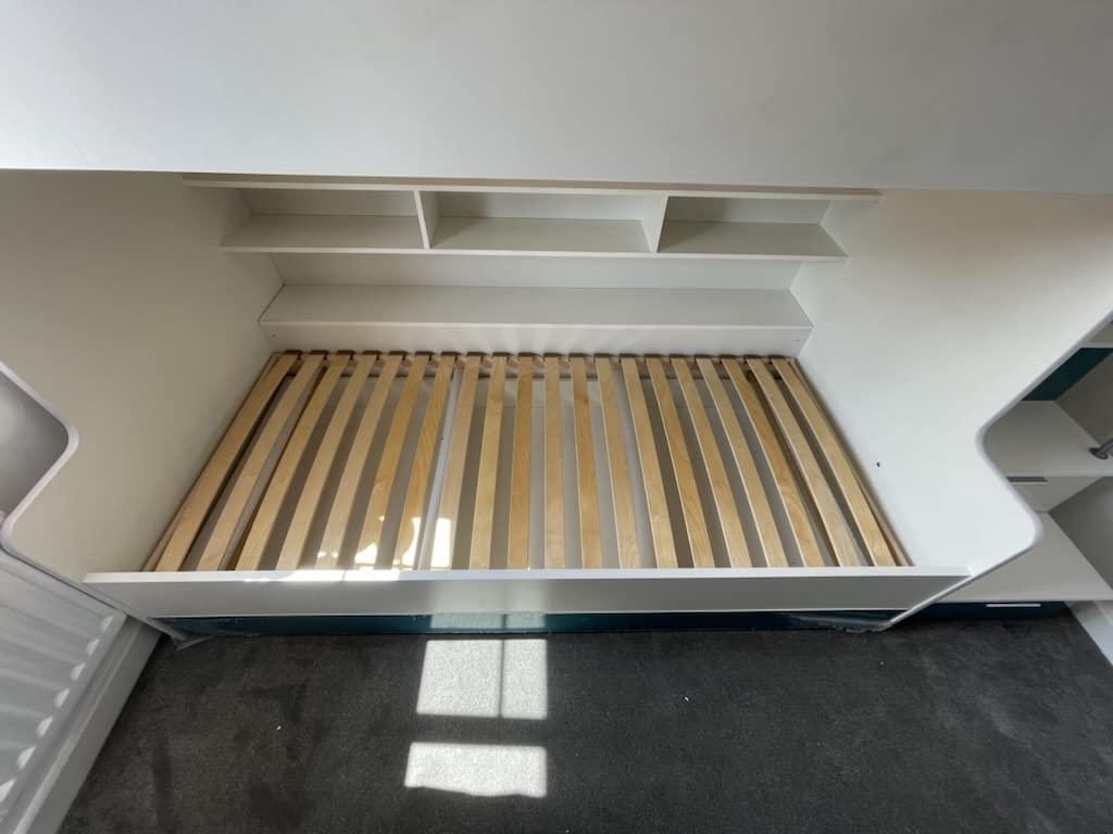 Bunk Bed Cabin Bed Storage High Sleeper Bed Mattresses Included