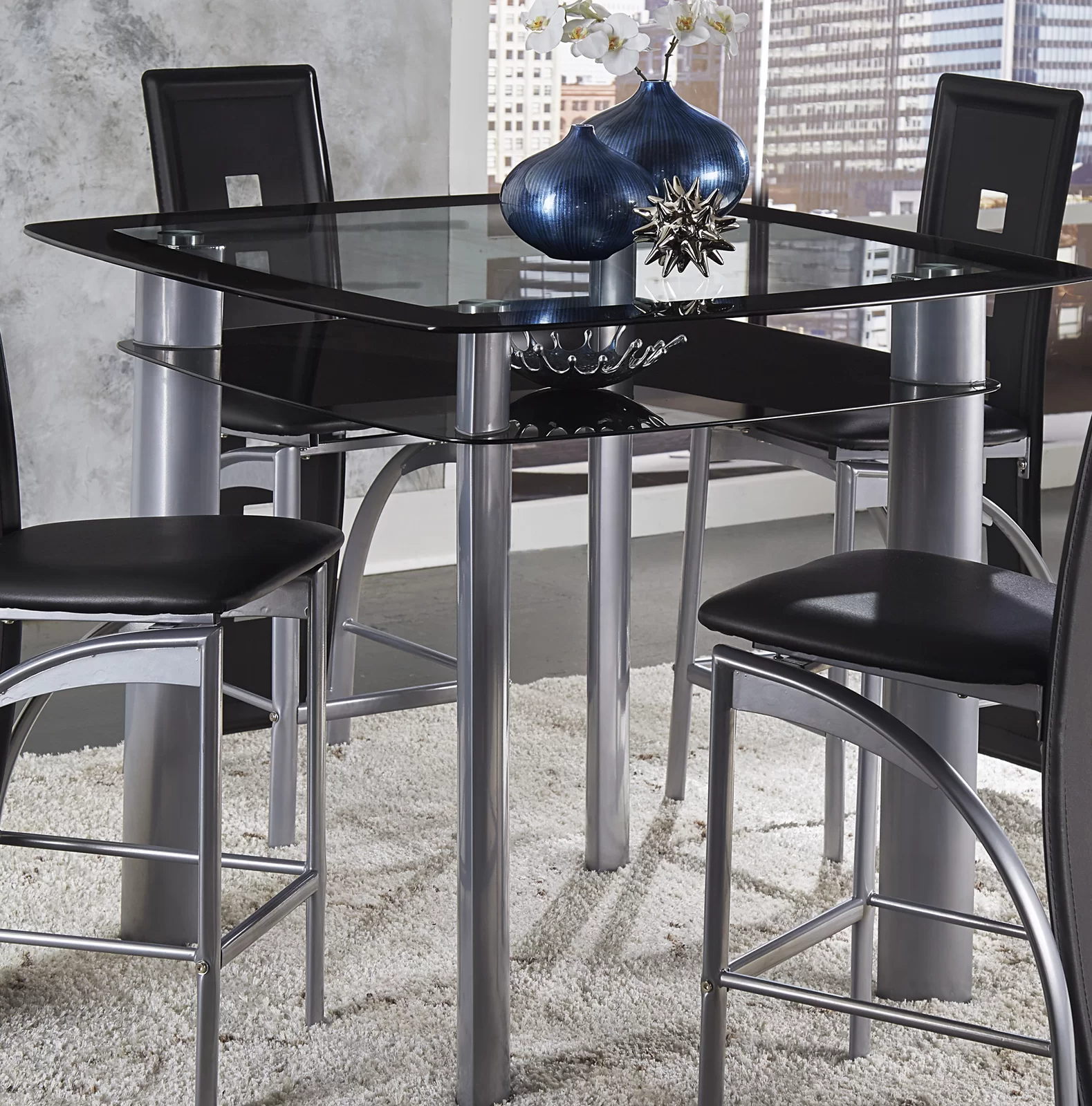 Mccready 4 - Person Counter Height Dining Set