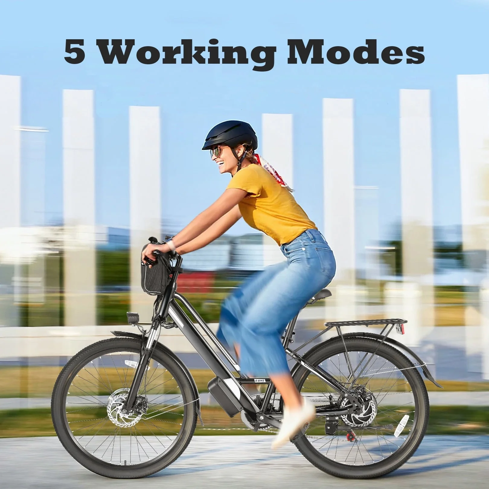 Gocio 26in Low-Step Electric Commuter Bike, 500W, 48V