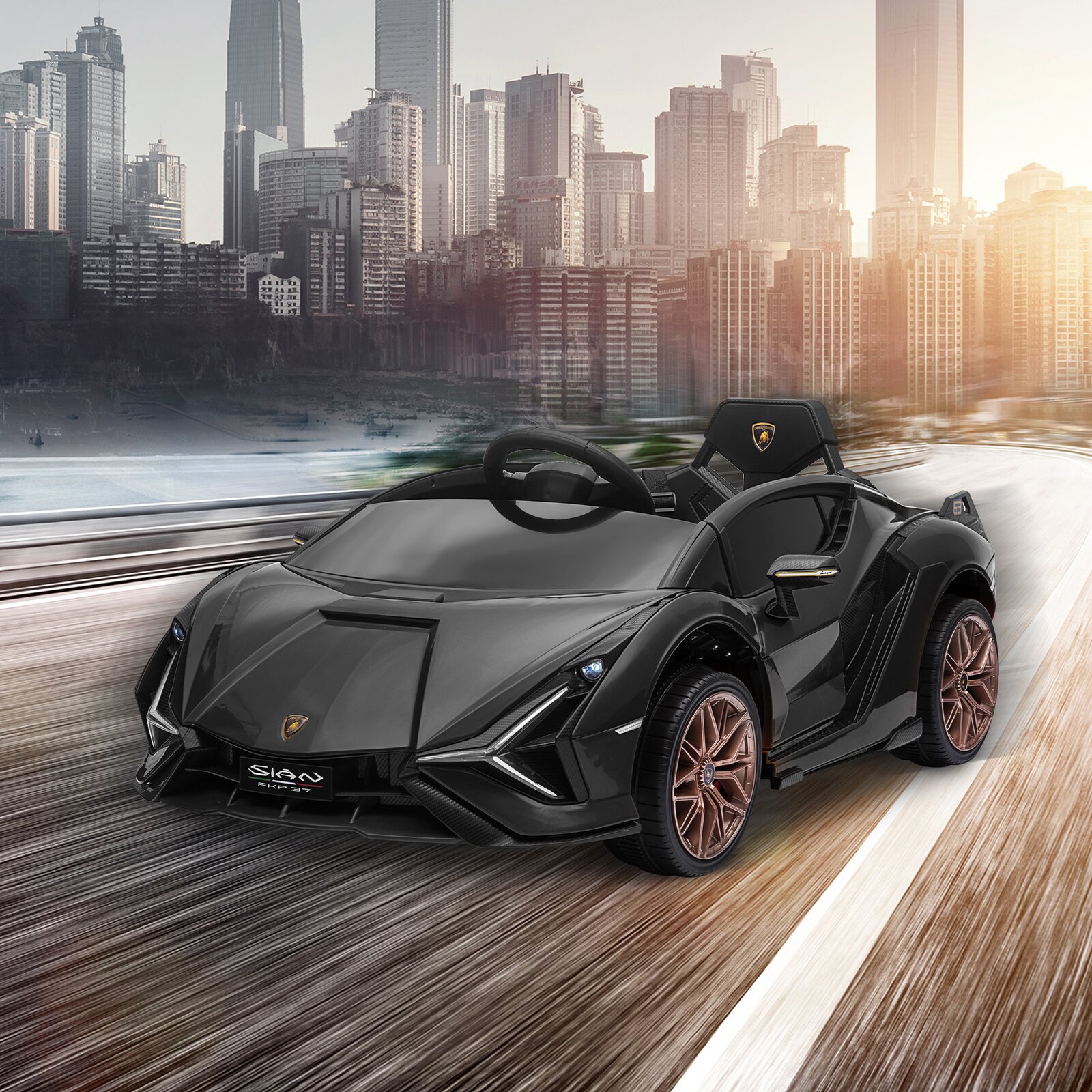 Lamborghini Sian Ride On Car 12V Kids Electric Motorized