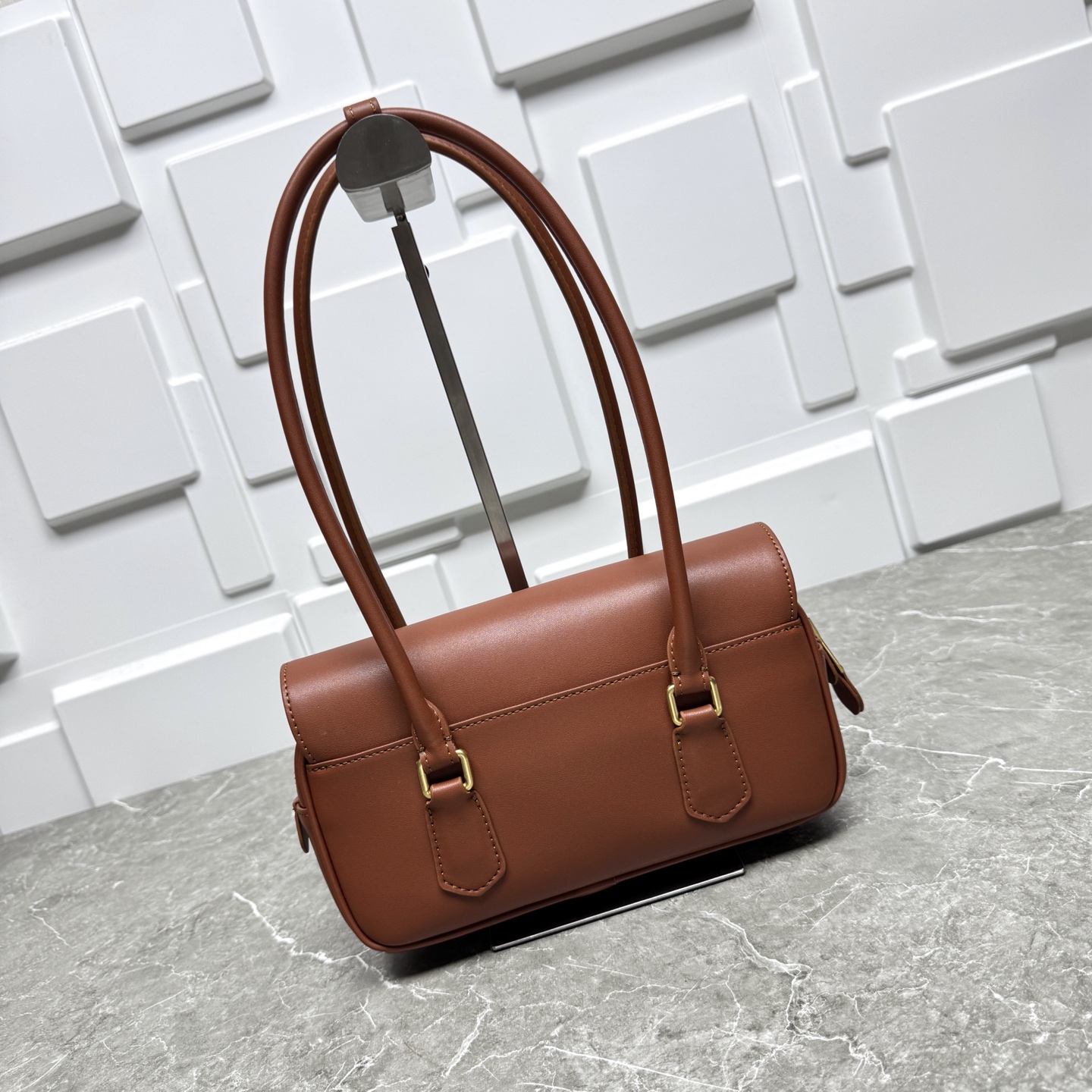 Miu Miu Leather Rectangular Flap Shoulder Bag
