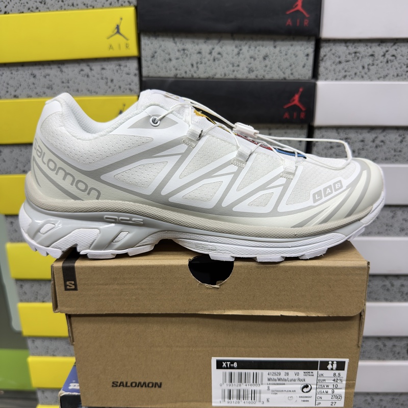 Salomon XT-6 Glacier White Sneakers