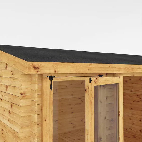 Mercia 4M x 3m Grizedale Log Cabin -- 19mm
