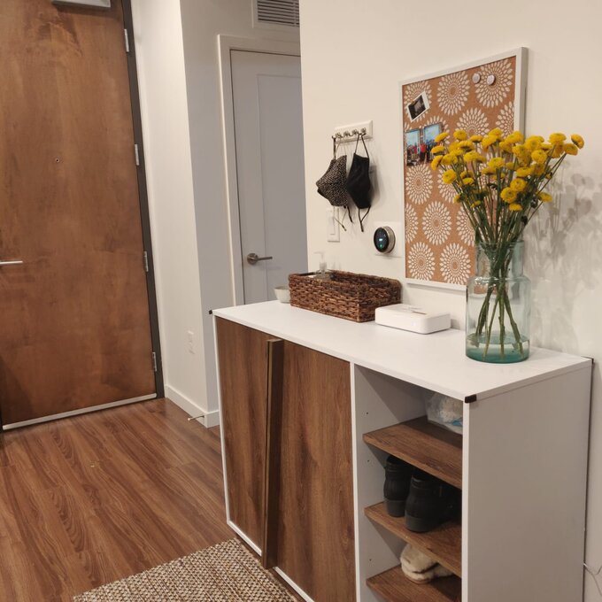 16 Pair Shoe Storage Cabinet