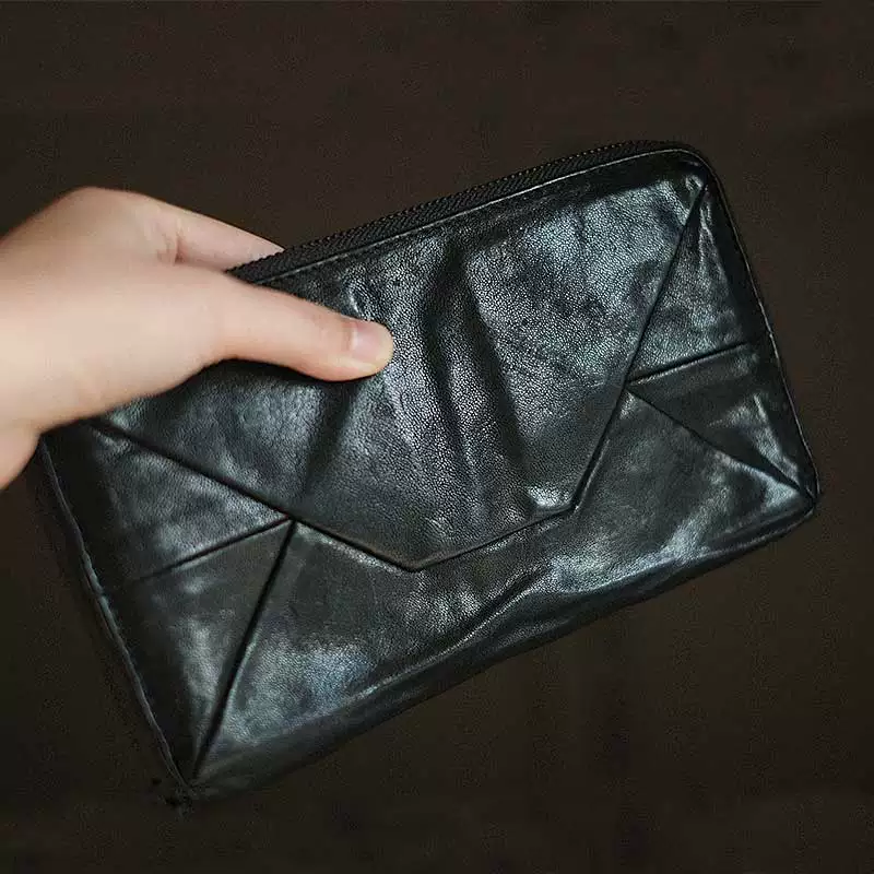 Genuine leather handmade wallet