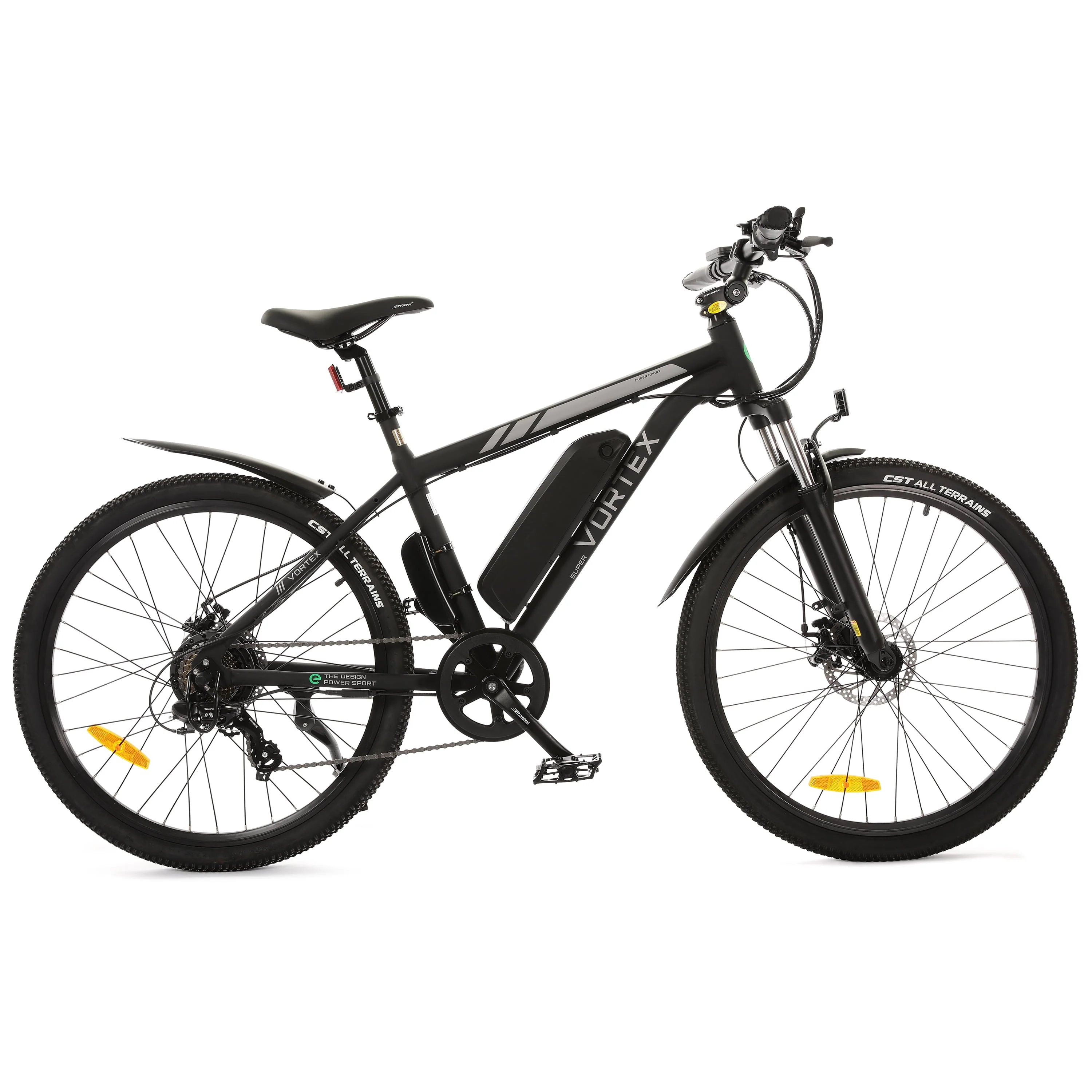 ECOTRIC 26in Electric City Bike, 350W, 36V, Black