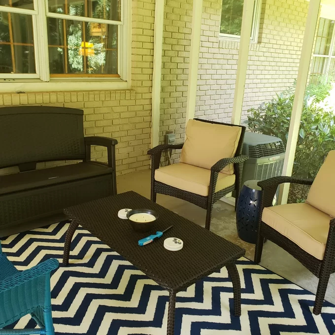 Outdoor Elements Storage Bench