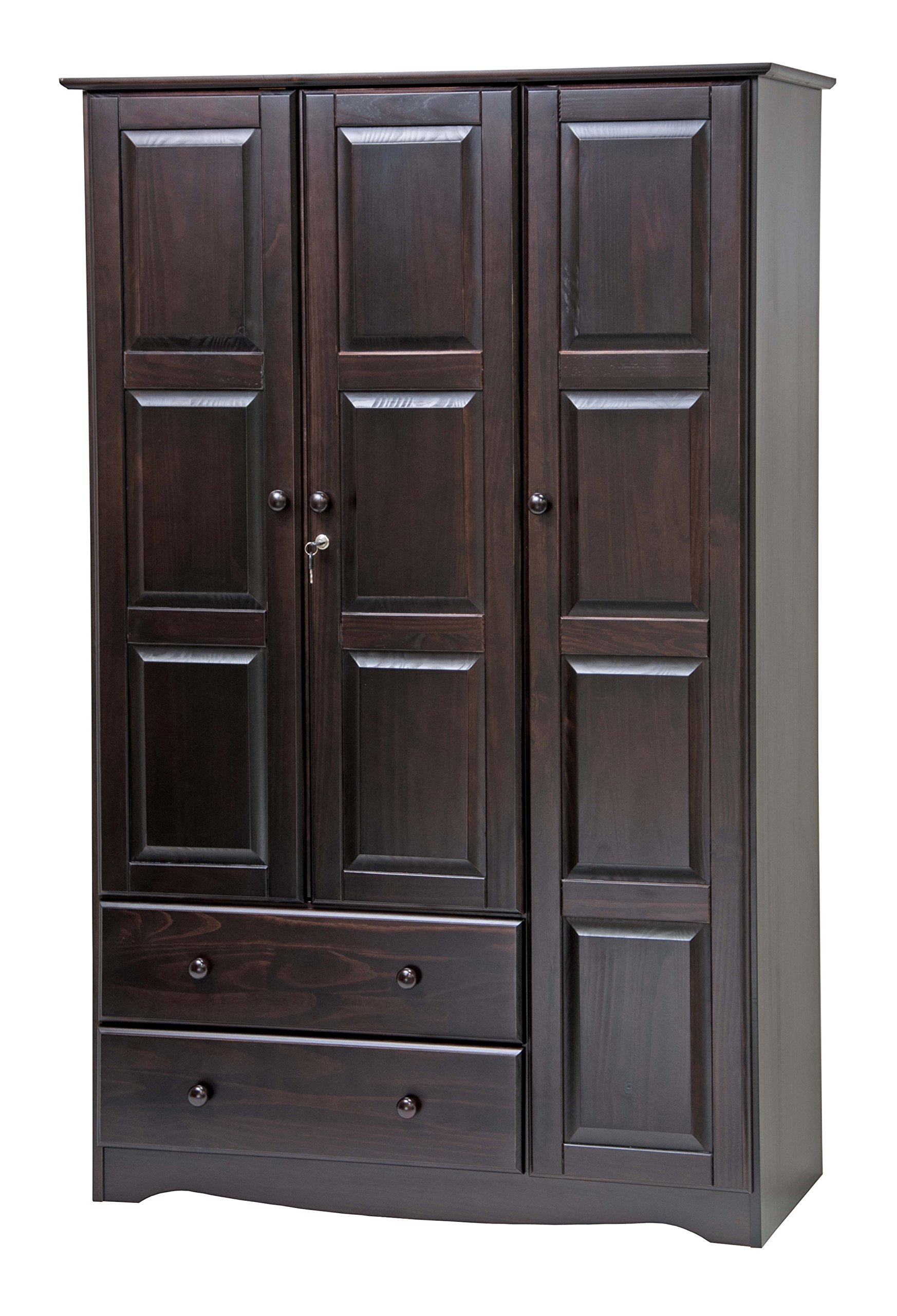 Solid Wood Grand with 4 Shelves