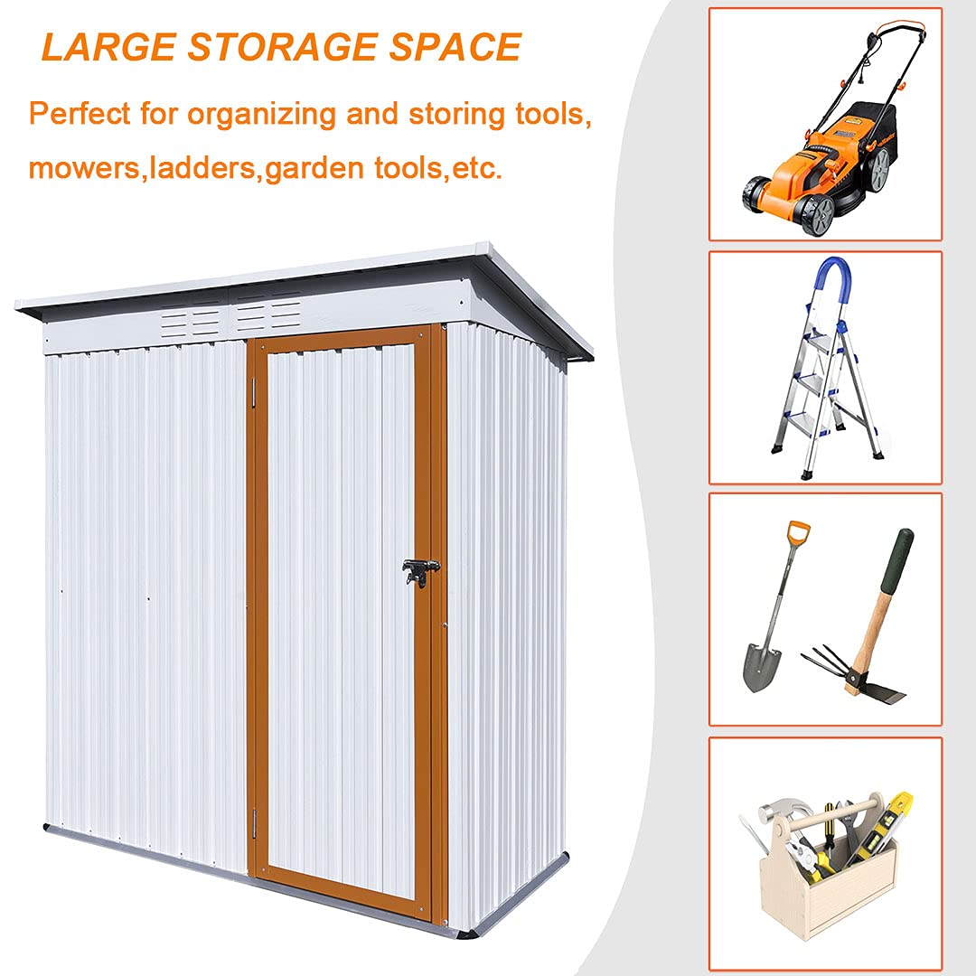 5 x 3 FT Storage Sheds