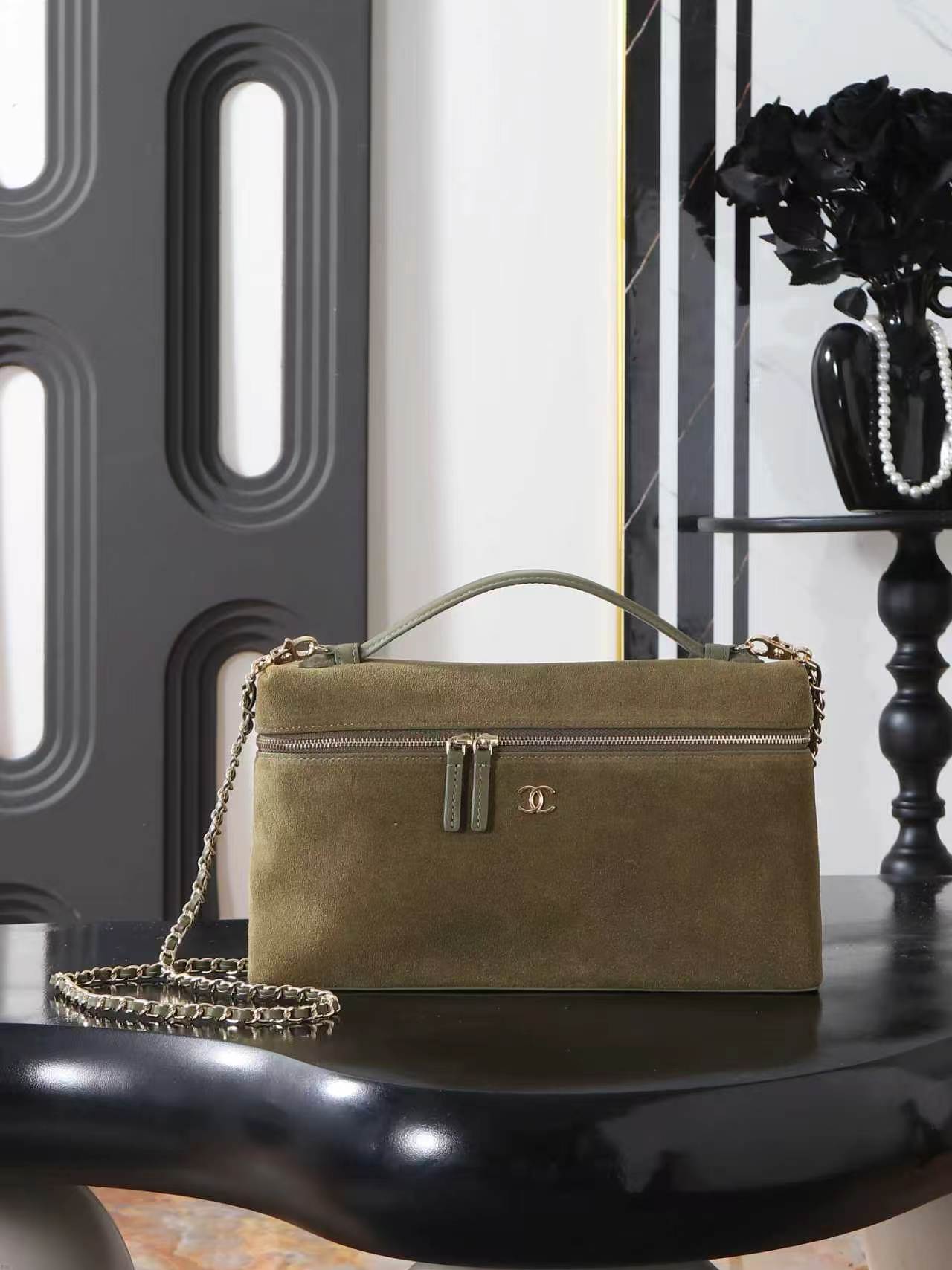 Chanel 26A Vanity with Chain Top Handle