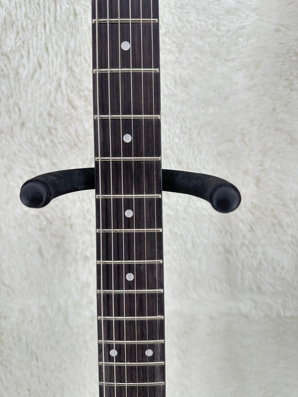 Red White Black Stripes Headless Electric Guitar Rosewood Fretboard