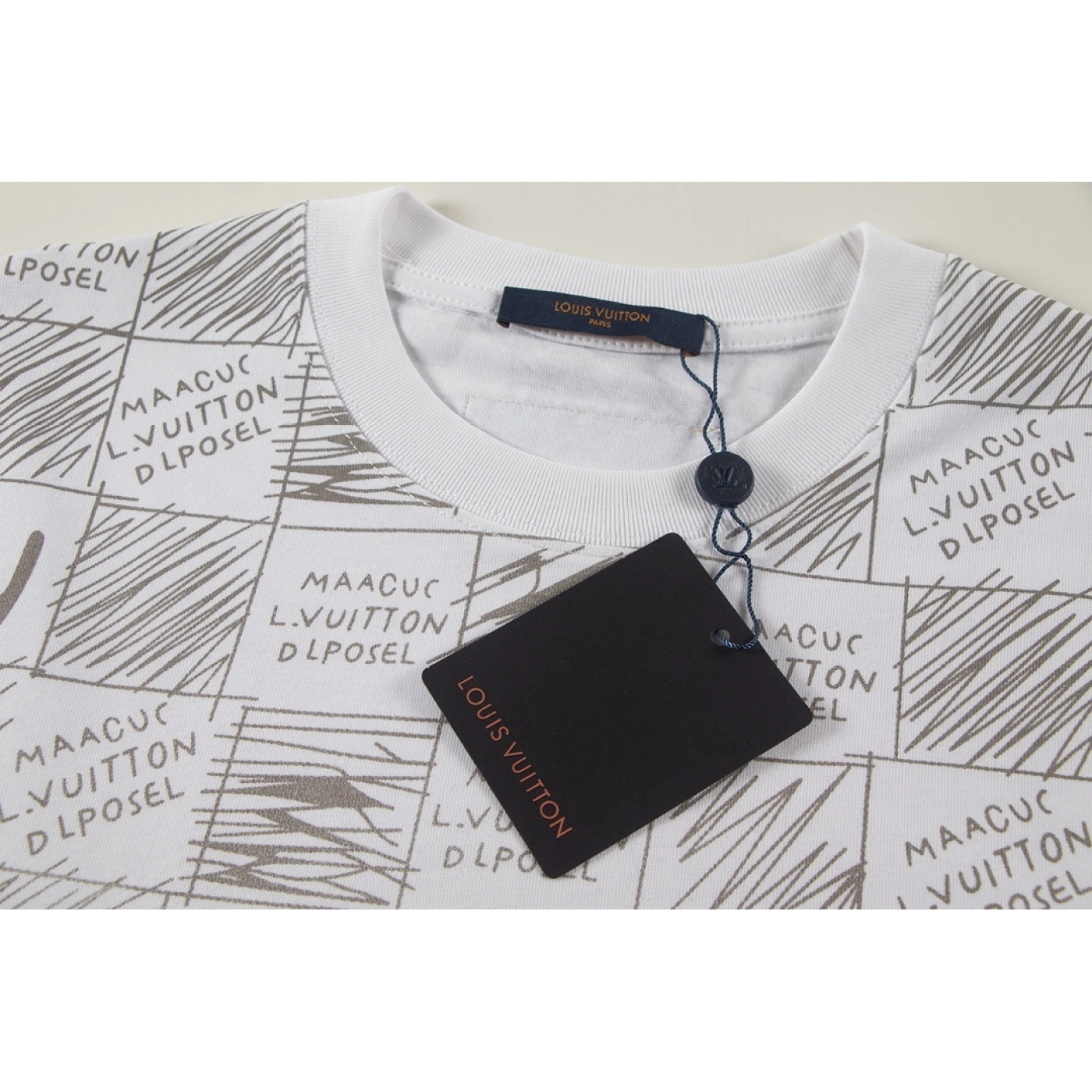 Louis Vuitton T-shirt W2644 Black/White