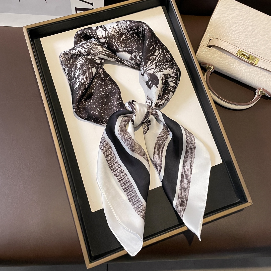 Dior Square Scarf Style 012