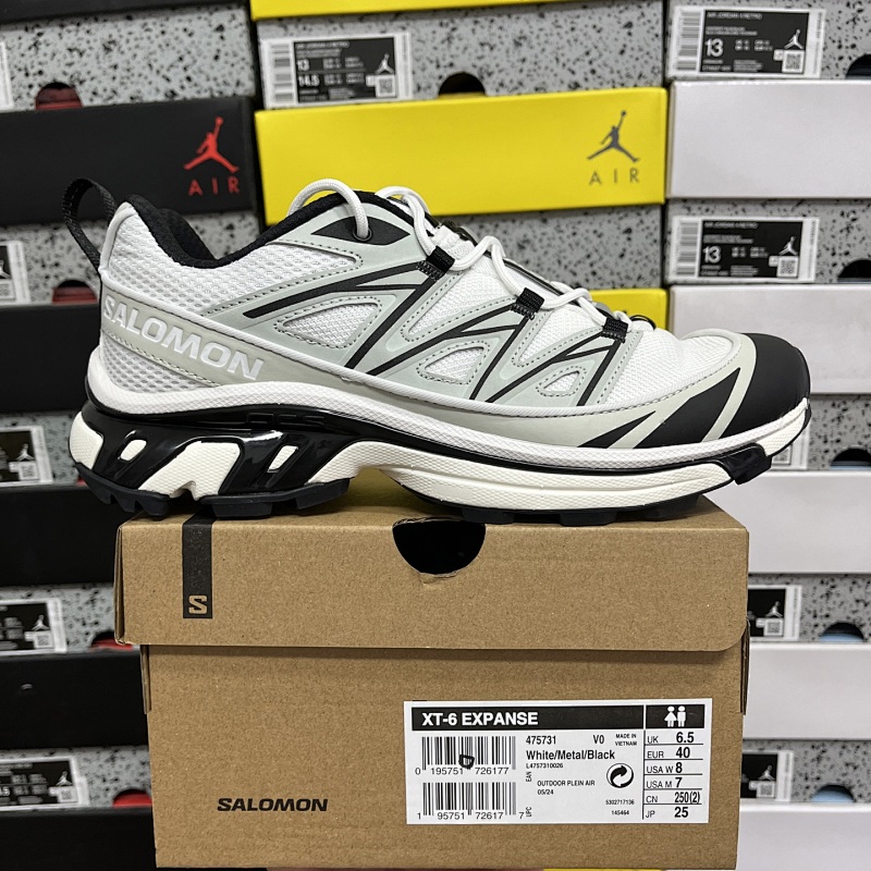 Salomon XT-6 White Gray Edition A Sneakers