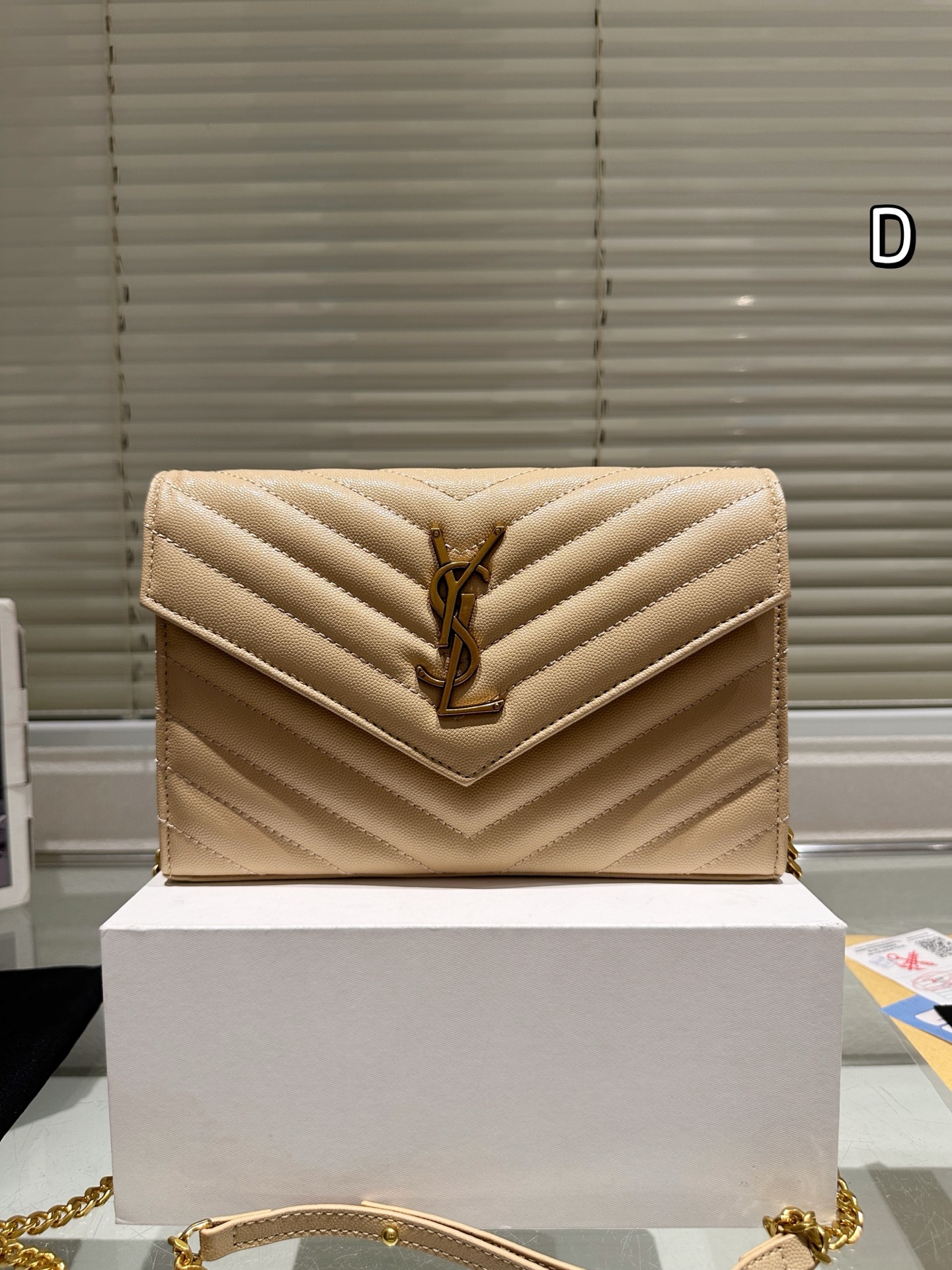 YSL WOC chain crossbody shoulder bag