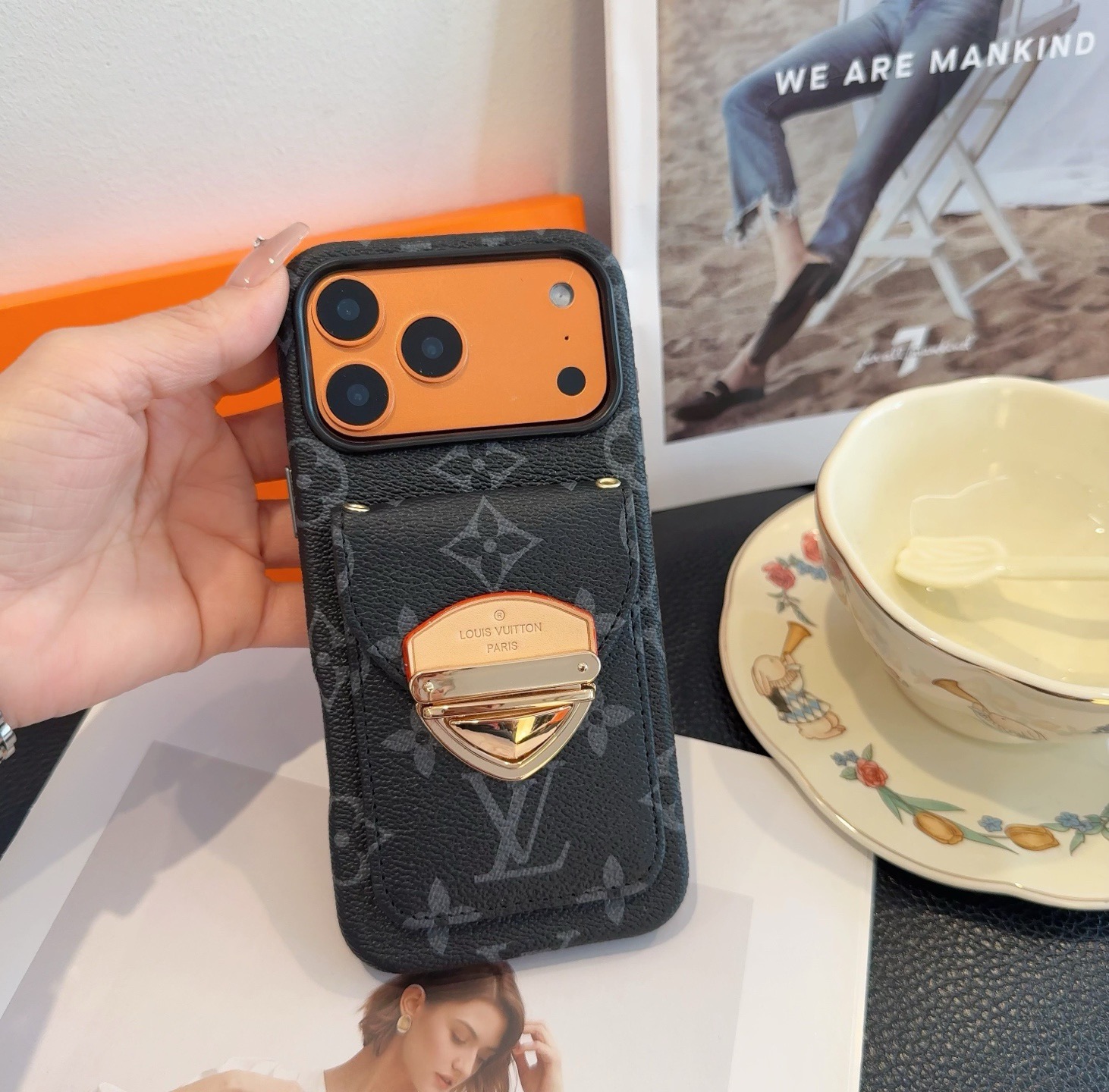 LV Classic Monogram Card Holder Phone Case