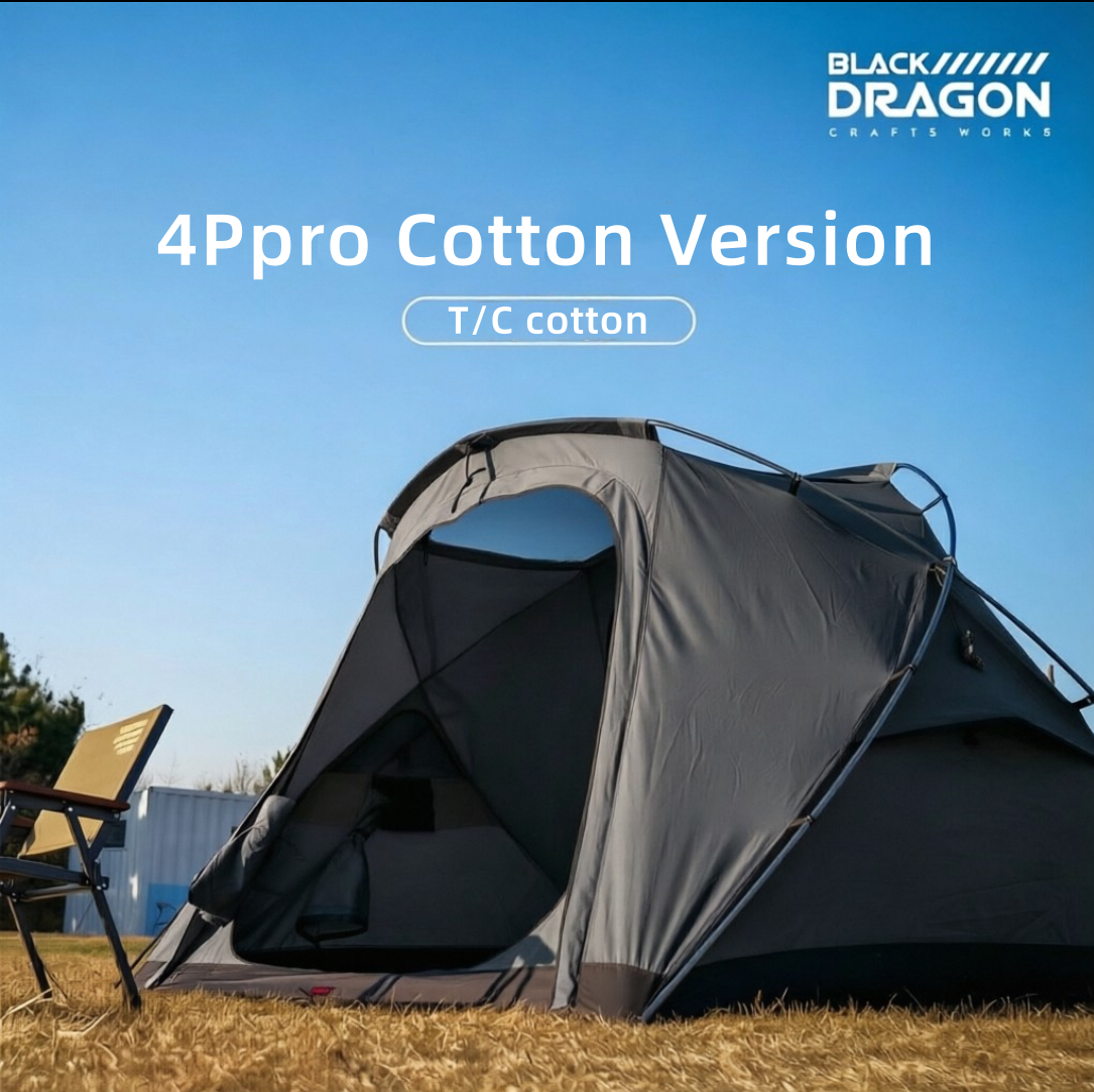 BLACK DRAGON 4Ppro Cotton Fabric Tent