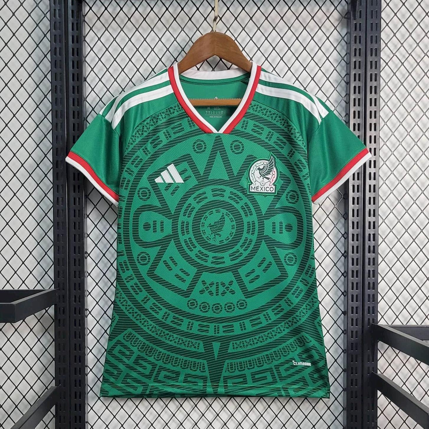 Female 2026 World Cup Mexico Home Jersey S-XXL