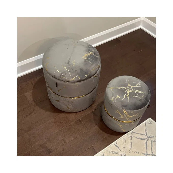Lilly-Eve Upholstered Storage Ottoman
