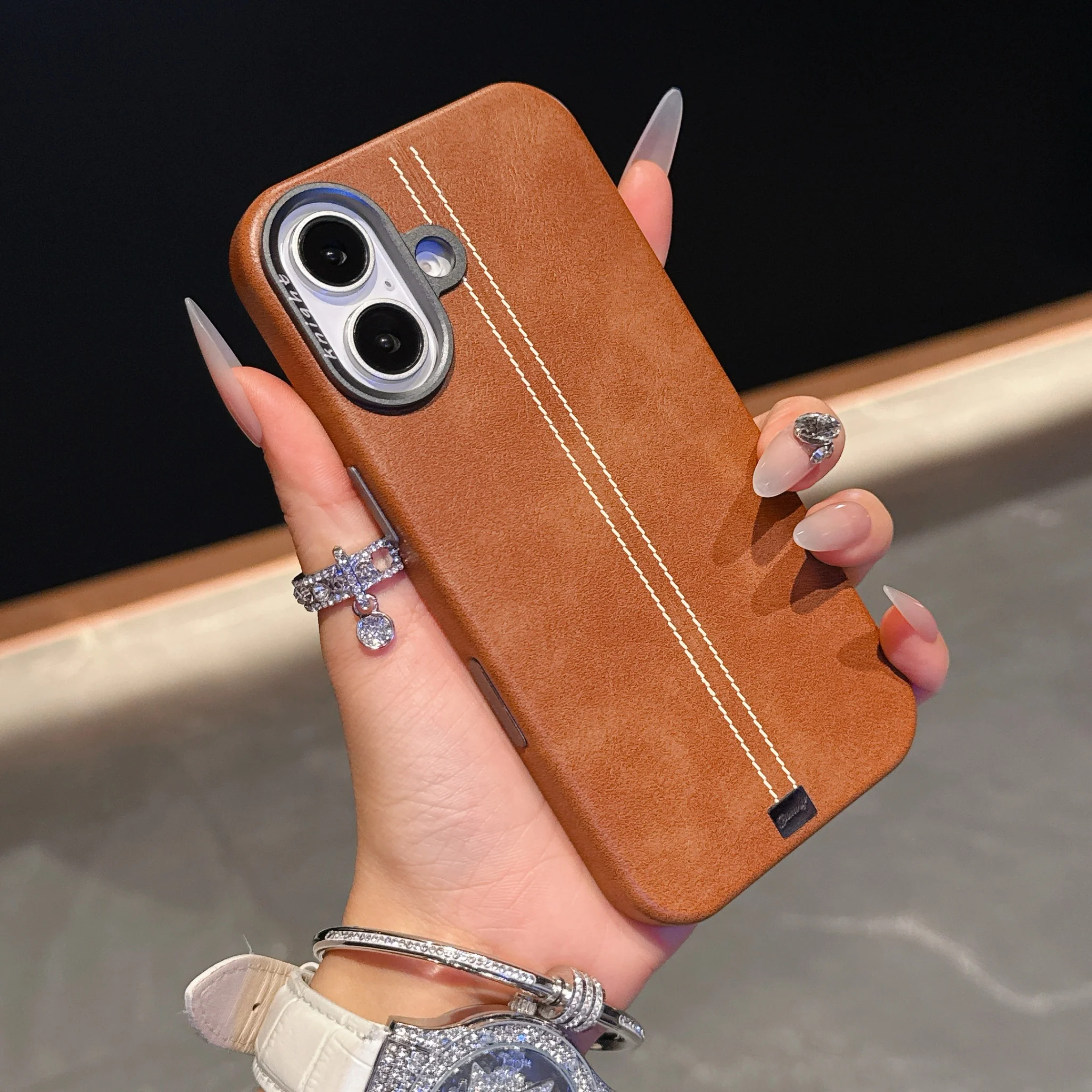 iPhone 15 Pro Max Protective Case Magnetic - back view