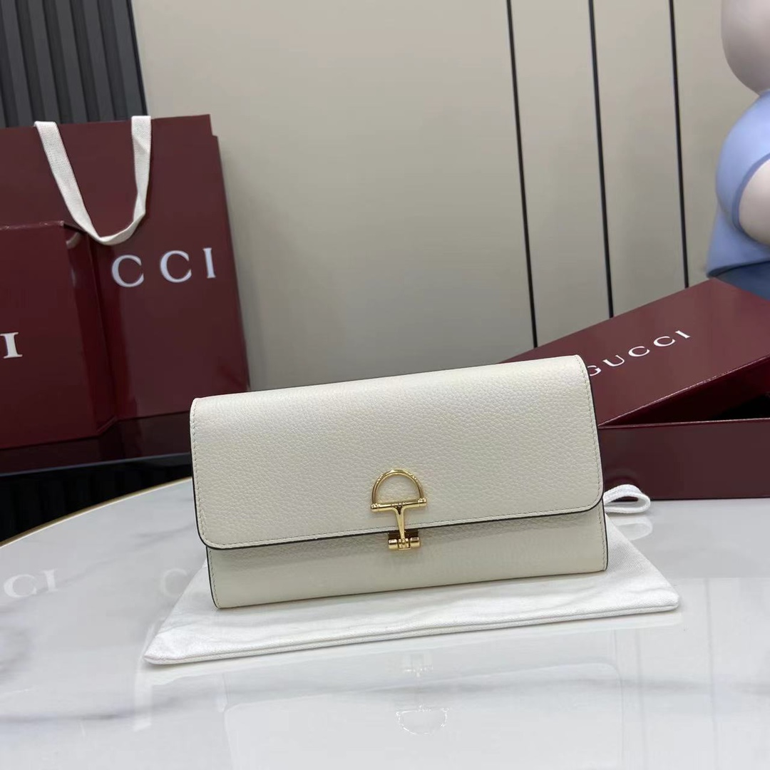 Gucci Half Horsebit Continental Wallet